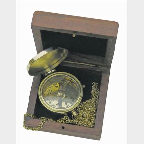 Pocket compass in chain - 3,5 cm