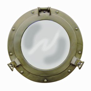 Ko�jespejl 28,5 cm �-antik messing