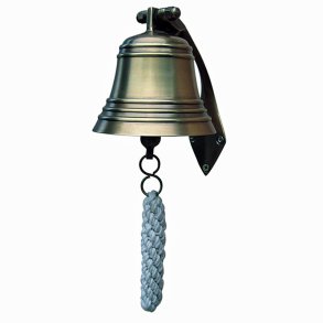 Ship's bell - 10,0  - antique brass  