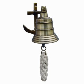 Ship's bell - 5,5  - antique brass