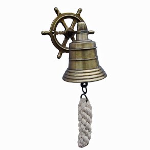 Ship's bell - 5,5  - antique brass