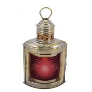 b/s BAGBORDSLAMPE - antique brass 23 cm  