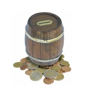 Money box - barrel