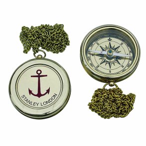 Pocket compass in chain - 6 cm 