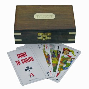 Tarot cards - in wooden box