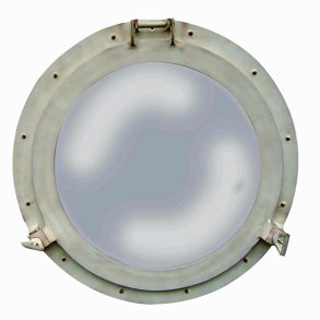 Porthole Mirror in 50 cm  - ivory look