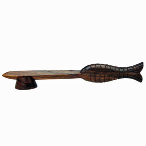 Paper knife - slim fish in wood - 24 cm 
