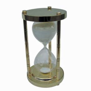 Hourglass 30 min - H 17 cm - brass 