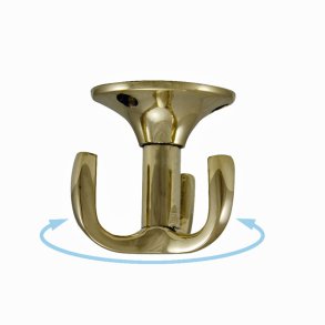 Hook - rotatable - 4,5 cm  