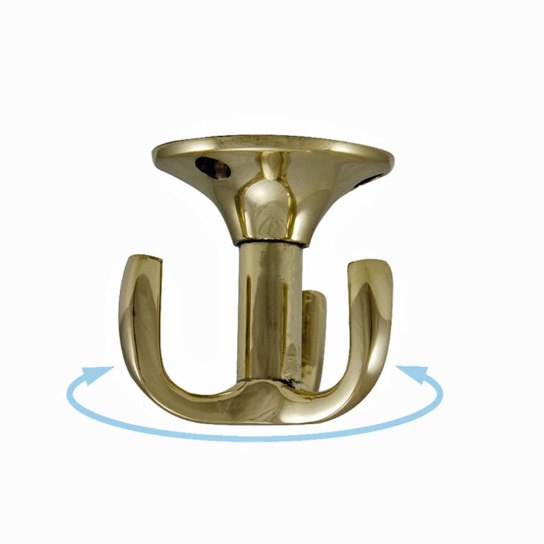 Hook - rotatable - 4,5 cm  