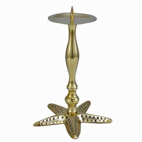 Candlestick Star - H 23 x  15/9 cm