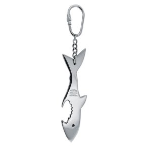 Keychain -Shark chrome 15,5 cm - 11 cm 