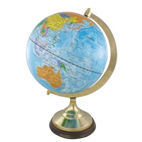 Globe - light blue H 47 x 20 cm 