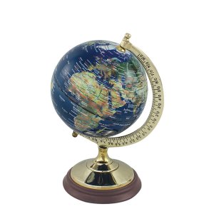 Globe - dark blue H 22,5 x 11 cm 