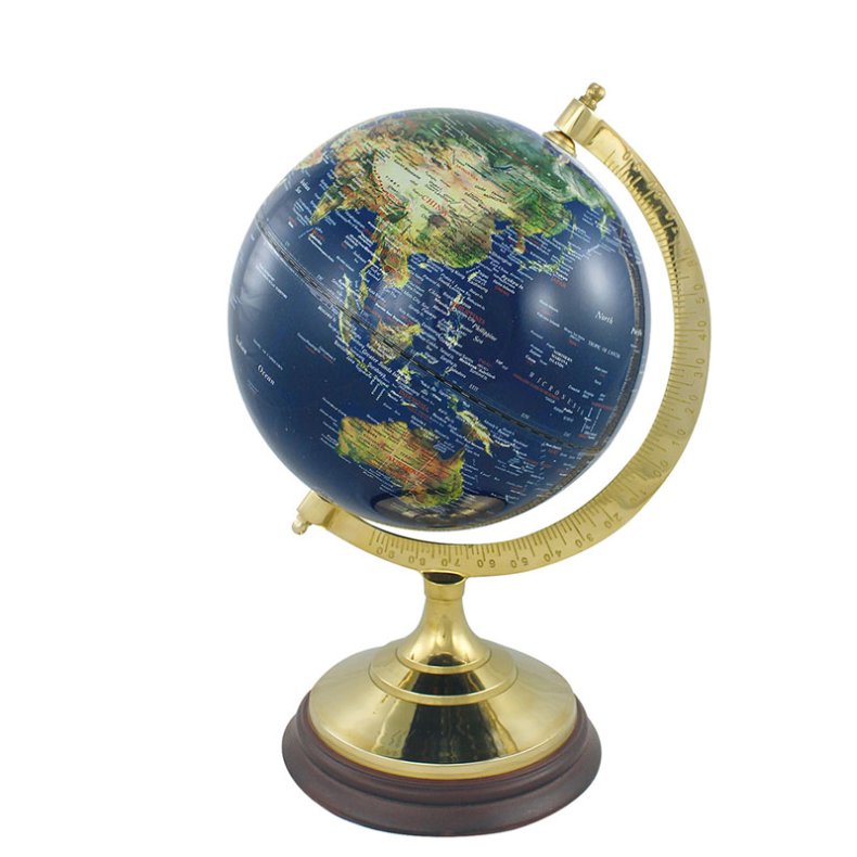 Globe - dark blue H 34 x 16 cm 