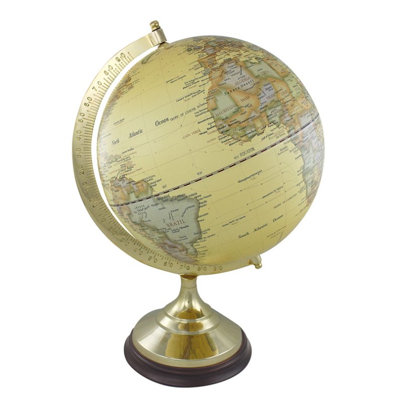Globus-beige H 47  x 30 cm 
