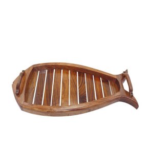 Serving tray wood - 47 cm 