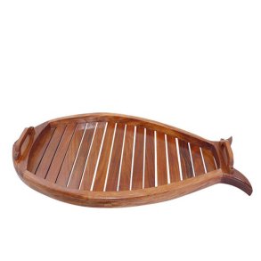 Serving tray wood - 64,5 cm 