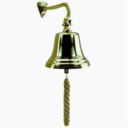 Skeppsklocka - 15,0 � - M�ssingsbelagt aluminium