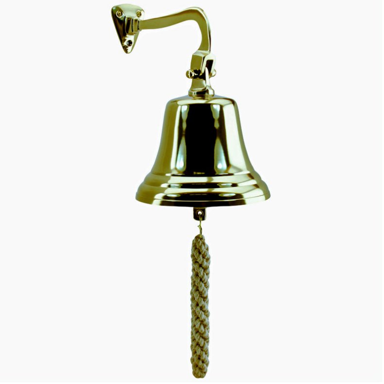 Skeppsklocka - 15,0 � - M�ssingsbelagt aluminium