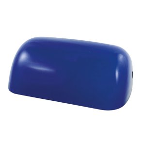 Bank lampshade in blue glass - 22 cm