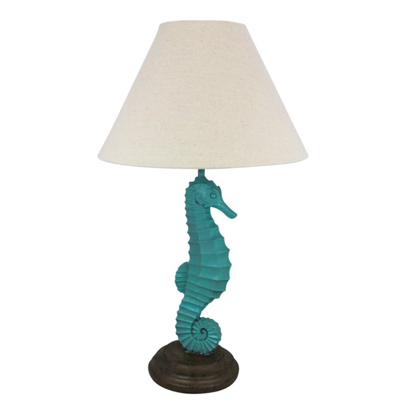 Seahorse table lamp - H 52 cm 