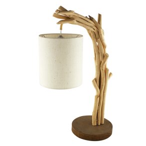 Treibholz Tischleuchte H 59