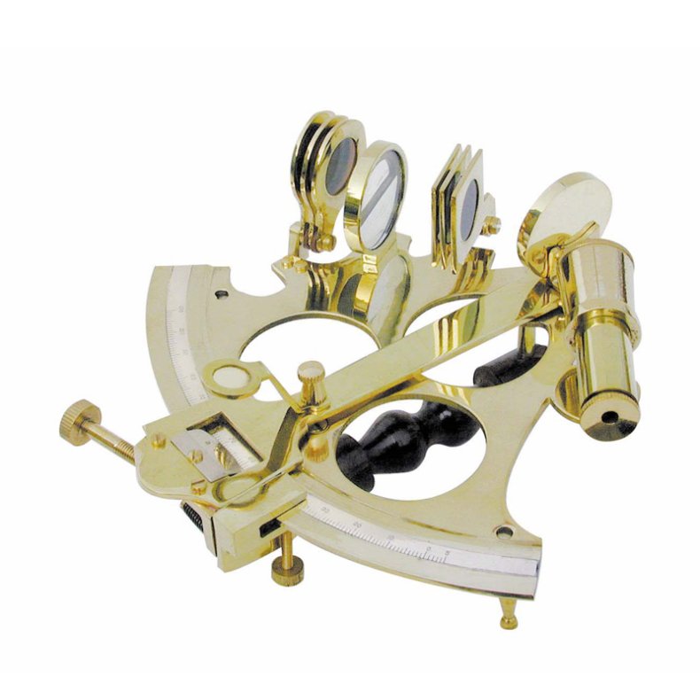 Sextant - brass 21 x 20 cm 