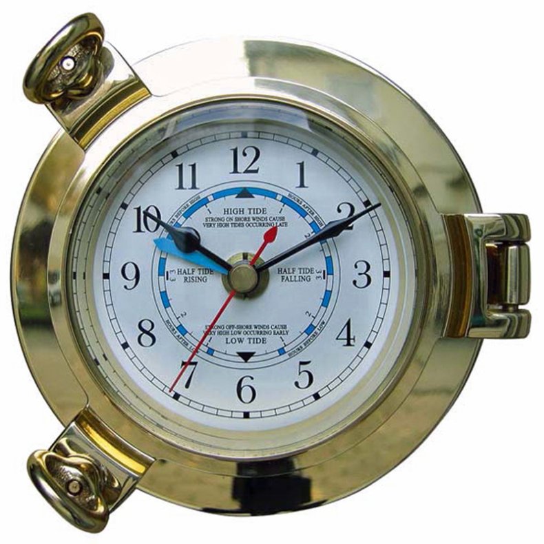 Ship's Time 1220 - Ship's Clock with Tide Indicator