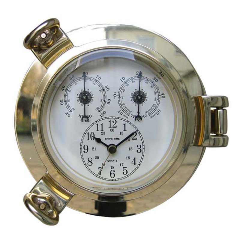 Ship's Time 1242 - Schiffsuhr mit Thermo-/hygrometer