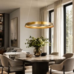 RINGLUX - pendel gold - 60 cm �