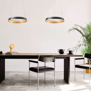 RINGLUX - pendel sort - 60 cm �