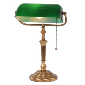 ANCILLA - Messing antik - gr�n - H 42 cm