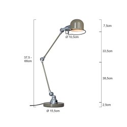 DAVIN - table lamp 38-68 cm 