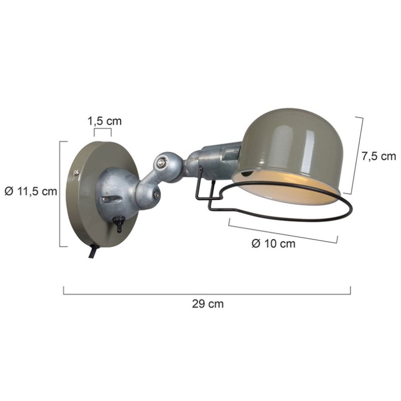 DAVIN - wall light short