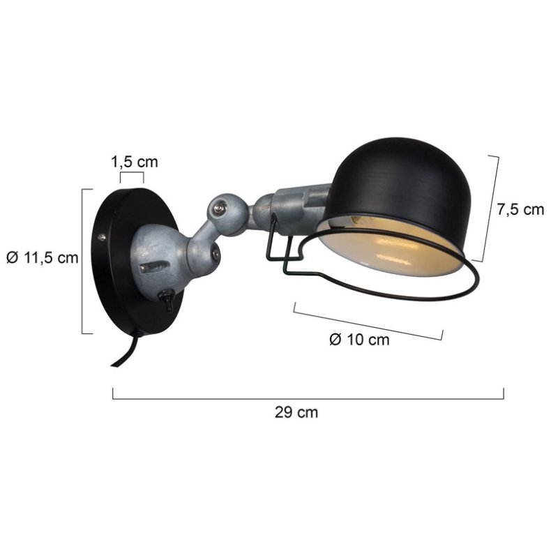 DAVIN - wall light short