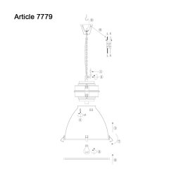 DENSI - industripendel 47 cm �