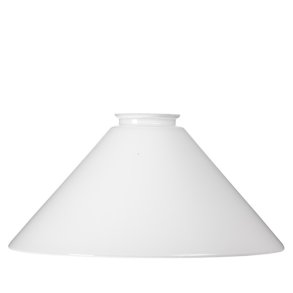 Cobbler's shade - 25 cm � x H 12 cm - Matte white