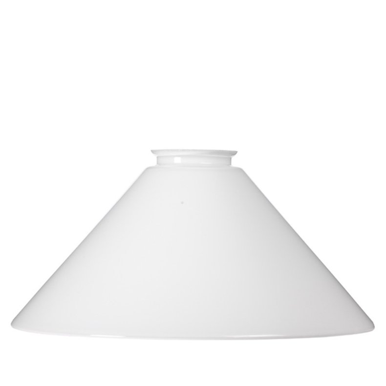 Cobbler's shade - 25 cm � x H 12 cm - Matte white