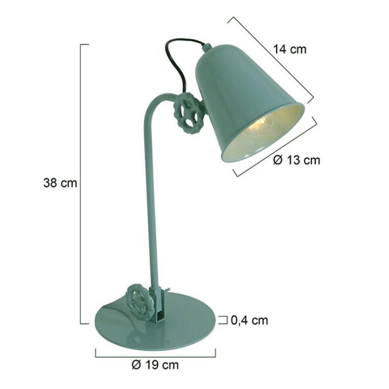 DOLPHIN - mint green - 38 x 13 cm