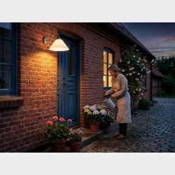 Schusterschirm - 25 cm � x H 12 cm - Weiss