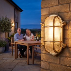 SKOTTLAMPA oval - 17,5 cm - IP54 M�ssing