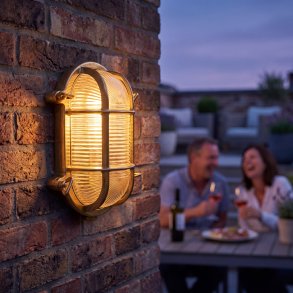 SKOTTLAMPA oval - 20 cm - IP54 M�ssing 