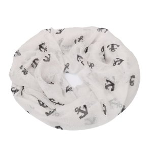 Trklde Anker -Loop-hvid