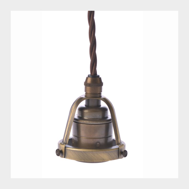 TEX cobbler pendant - E27 - Antique brass