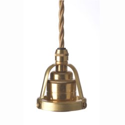 TEX cobbler pendant - E27 - Brass