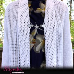 Klipsutin Sstjerne-maritimt med slvklips