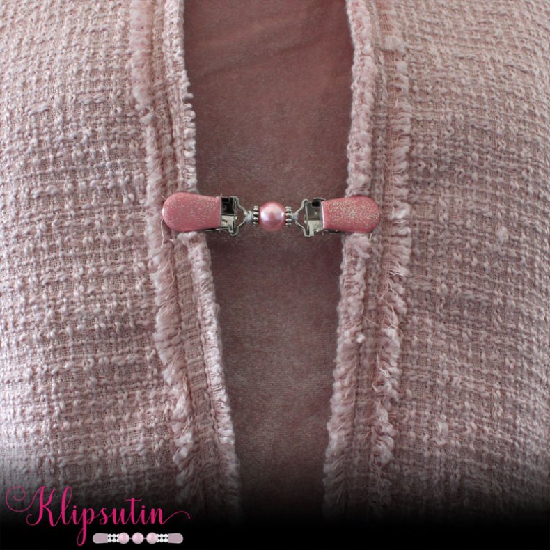 Salla-lyserd med glitter clips