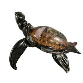 Glass turtle - L 25 x H 15 cm