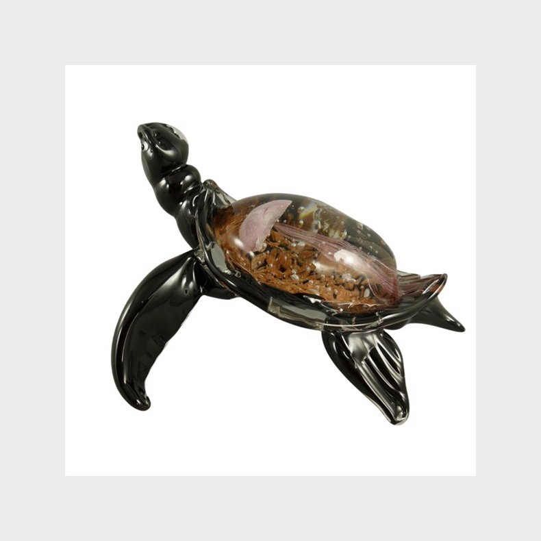 Glas schildkrte - L 25 x H 15 cm